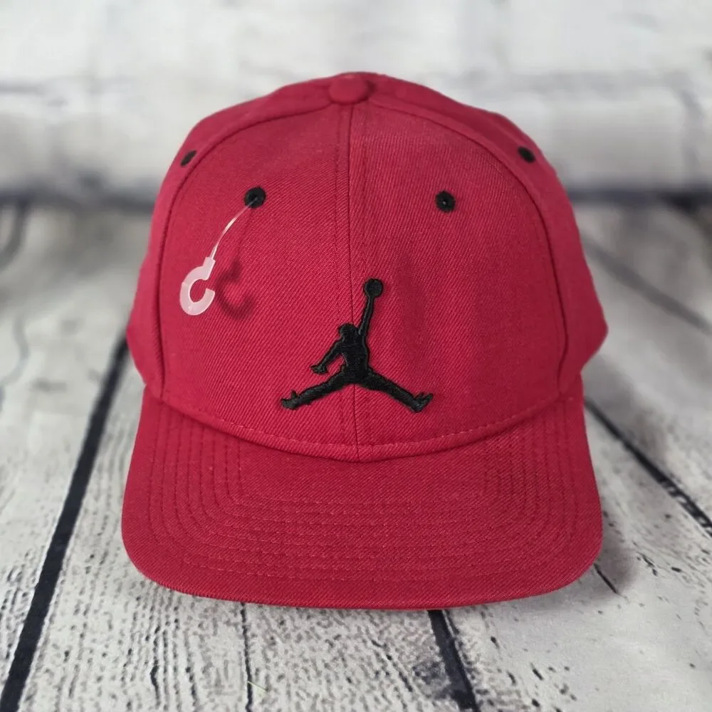 Jordan Jumpman Adjustable SnapBack Hat One Size Fits Most NWT Red/Black